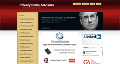 Desktop Screenshot of privacyrisksadvisors.com
