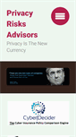 Mobile Screenshot of privacyrisksadvisors.com